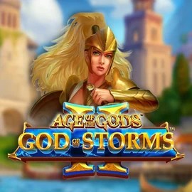 Age Of The Gods: God Of Storms 2 logo – Slots by Playtech at Crystal Roll Casino