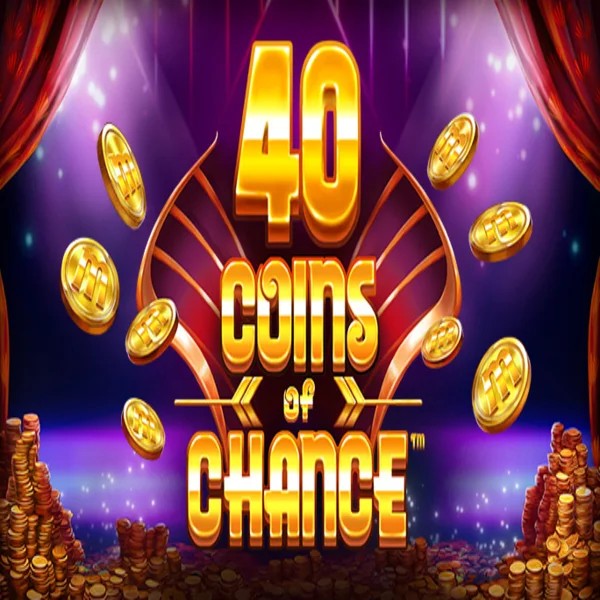 Official Slots logo: 40 Coins of Chance by SYNOT Games at Crystal Roll Casino