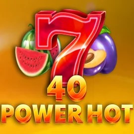 40 Power Hot slot logo by Amusnet Interactive at Crystal Roll Casino
