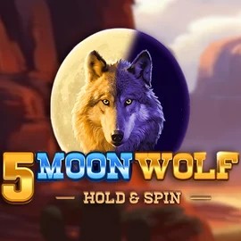 5 Moon Wolf slot visual from Apparat Gaming available on crystal-roll-casino.org