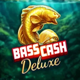 Bass Cash Deluxe slot logo by Alchemy Gaming at Crystal Roll Casino