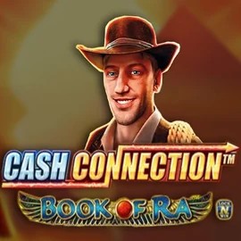 Cash Connection Book Of Ra slot icon by Novomatic, available at Crystal Roll Casino