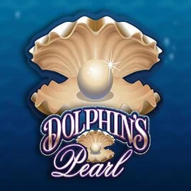 Dolphins Pearl slot logo by Novomatic at Crystal Roll Casino