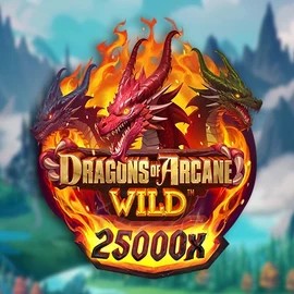 Dragons of Arcane Wild slot icon by Foxium, available at Crystal Roll Casino