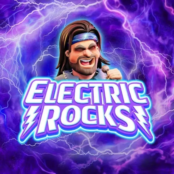 Electric Rocks logo by Inspired Gaming at Crystal Roll Casino