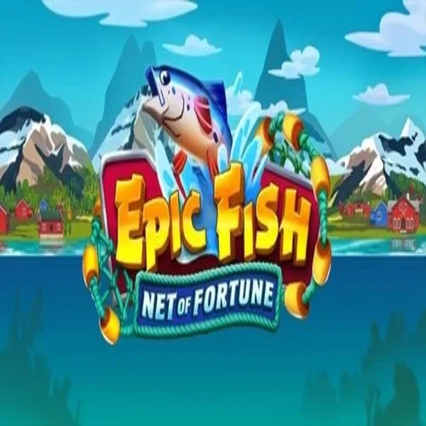 Slots logo of Epic Fish Net of Fortune from Quickspin at Crystal Roll Casino