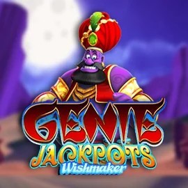Genie Jackpots Wishmaker online game logo by Blueprint Gaming on crystal-roll-casino.org