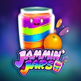 Jammin Jars online game logo by Push Gaming on crystal-roll-casino.org
