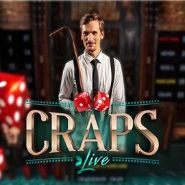 Live Craps logo by Evolution Crystal Roll Casino