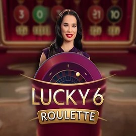 Lucky 6 Roulette logo – Live Casino by Pragmatic Play at Crystal Roll Casino