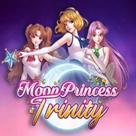 Slots logo of Moon Princess Trinity from Play’n GO at Crystal Roll Casino