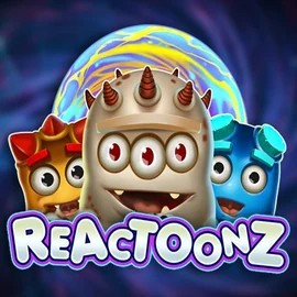 Reactoonz game by Play’n GO – logo hosted on Crystal Roll Casino
