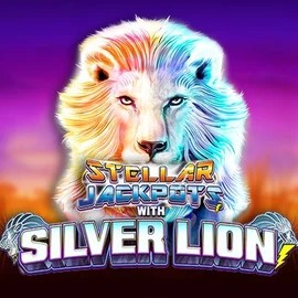 Try Stellar Jackpots with Silver Lion slot by Lightning Box Game on crystal-roll-casino.org – logo image