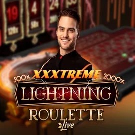 XXXtreme Lightning Roulette logo by Evolution at Crystal Roll Casino